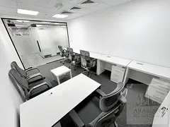 Fully Furnished 300 Sqft Office | AED 51K | Near Sharaf DG Metro | No Commission
