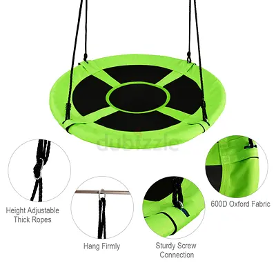 Flying saucer tree swing for indor/outdoor 30AED
