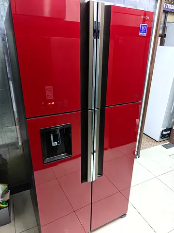Hitachi brand 4 Door fridge freezer with water dispenser and ice maker