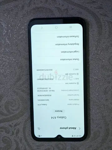 Samsung Galaxy A14 Black - Good working condition