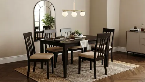 4 Seater Dining Table with 4 Chairs