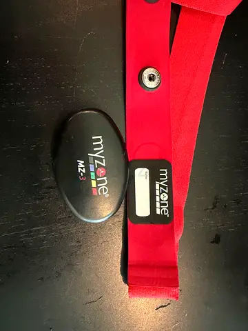 MyZone MZ-3 Heart Rate Monitor Belt (Red) - Used