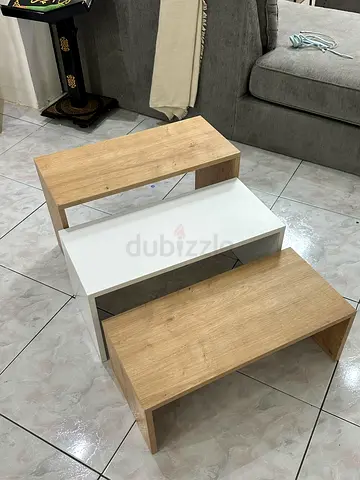Set of 3 Wooden tables