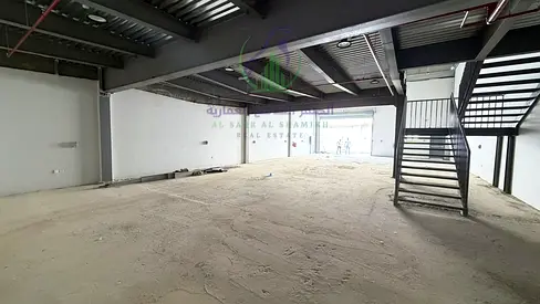 Brand new warehouse with mezzanine for rent in Ind Area 13, Sharjah. 3,750 sqft, 35 kW power. AED 1