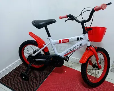Aoshilong Kids Bike (14-Inch) with Training Wheels & Front Basket