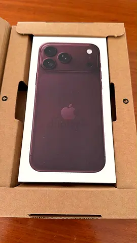 Apple iPhone 18 Pro Max (Boxed) - Burgundy, Unopened