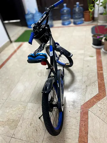 Kids 16-inch Blue & Black Bicycle in Good Condition