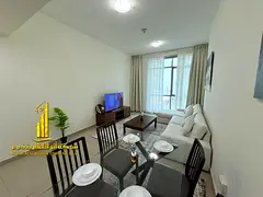 Sea view. Luxurious one-bedroom apartment, second tenant. Ajman Corniche, Etihad Tower. Fully furnis