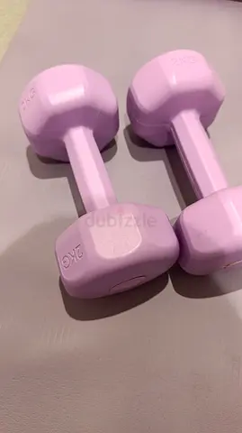 2KG Dumbbells + Yoga/Workout Mat – Excellent Condition