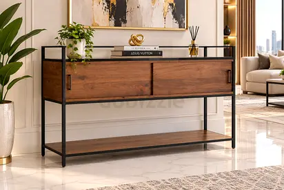 Crate and barrel Knox 56" Media Console Dimensions: 142x42cm Height 90cm