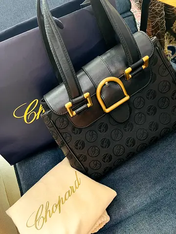 Authentic Chopard Ladies bag- logo filled gucci prada valentino italy chanel louis vuitton