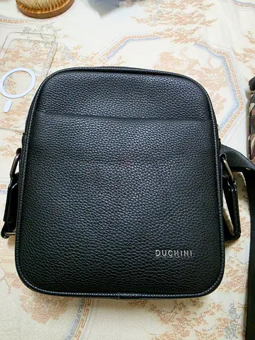 Duchini leather mens bag