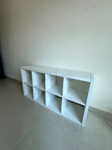 White 8-Cube Storage Shelf / Bookcase - Good Condition