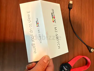 MyZone MZ-SWITCH heart rate strap with USB dongle and chest strap
