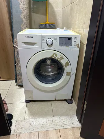 Used Samsung Front Load Washing Machine - Small/Portable, Needs Minor Repair