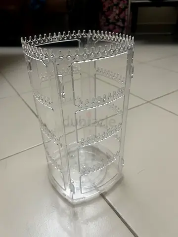 Clear Plastic jewellery holder- Great Condition