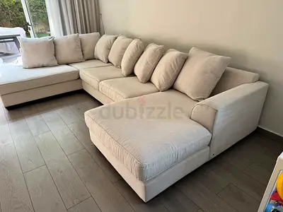The One Kingston Sectional U Shape Sofa Beige