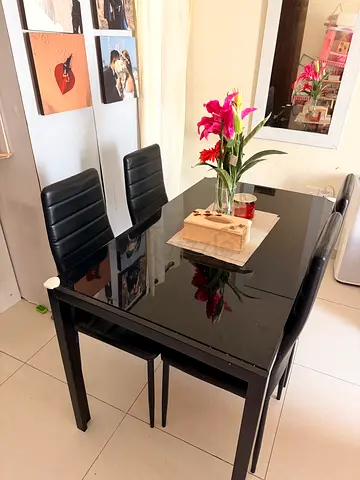 Pan Emirates Dining Table set with 4 chairs