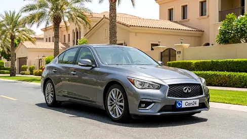 AED 1,301/month | 0 Downpayment | Free 3 Months Warranty | 30 Day Return | INFINITI Q50 2024