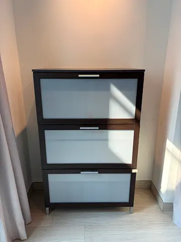 Shoe Storage Cabinet - Brown