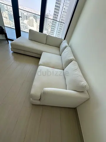 Amazing Condition West Elm Haven L Shape Sofa Beige