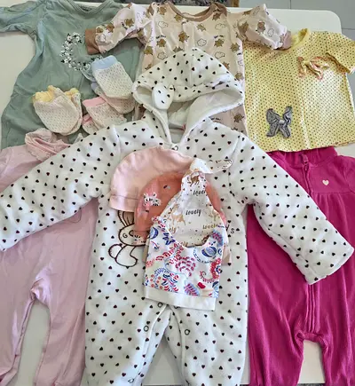 Baby Girl Clothes Bundle – Newborn to 9 Months 👶🎀