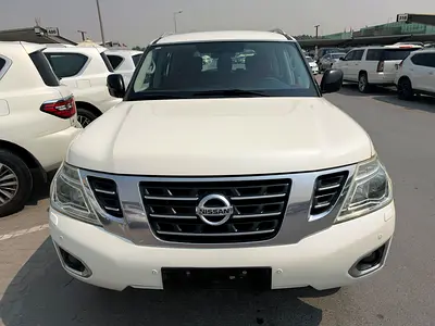 Nissan patrol 2019 white color GCc calen act
