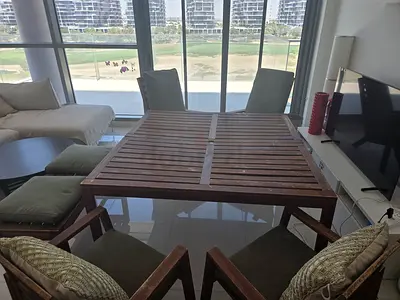 IKEA Outdoor Wooden Dining Table with Chairs