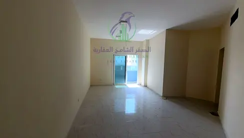 شقة غرفتين وصالة للايجار السنوي في منطقة المجاز 2 بلكونة باطلالة مفتوحة مساحة واسعة تشطيب حديث موقع متميز