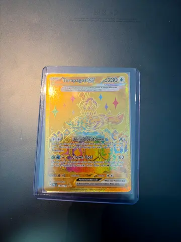 Prismatic evolution -Terapagos ex Hyper rare-MINT CONDITION