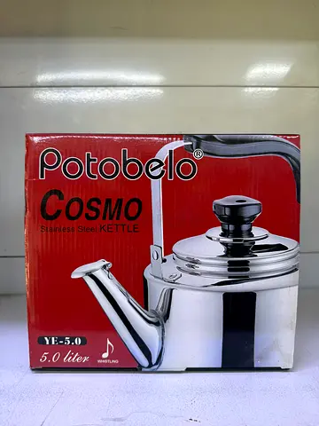 Potobelo Cosmo YE-5.0 Stainless Steel Whistling Kettle – 5L