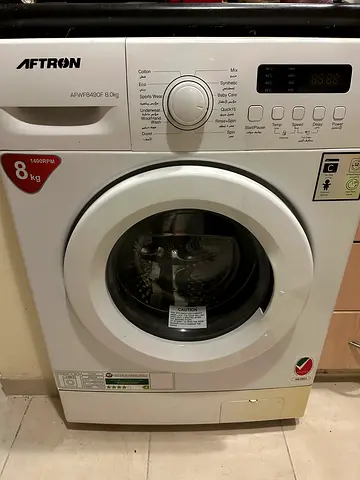 8kg Afftrion Front Load Washing Machine - Good Working Condition