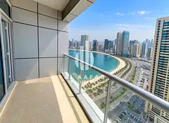 Spacious 3BHK| All Master Bedrooms | Sea View | Parking free