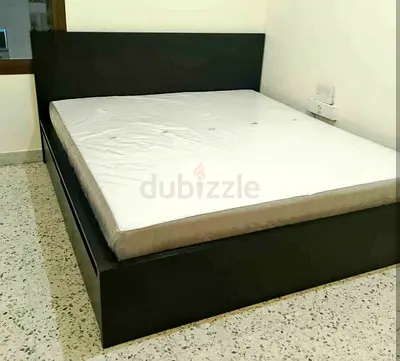 Ikea malm king size bed with ikea matress