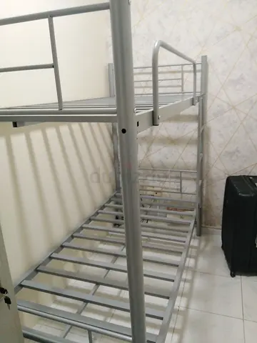 Silver Metal Bunk Bed Frame - Good Condition brand new
