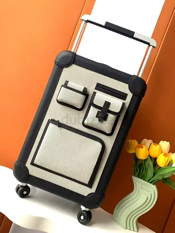 Hermes Compact Canvas & Leather Rollaboard (SUPER MASTER QUALITY)