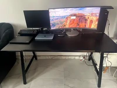 IKEA UTESPELARE Gaming Desk, Black - 160x80 cm