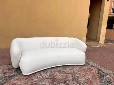 Comfortable Mirdiani 3_ Seater Sofa beige Brand new Condition