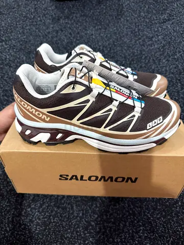 Salomon XT 6 Black Coffee 6.5 UK / 7 US Mens 8 Womens / 40 EUR