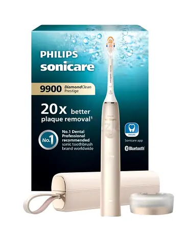 Philips Sonicare DiamondClean Prestige 9900 Rechargeable Electric Toothbrush