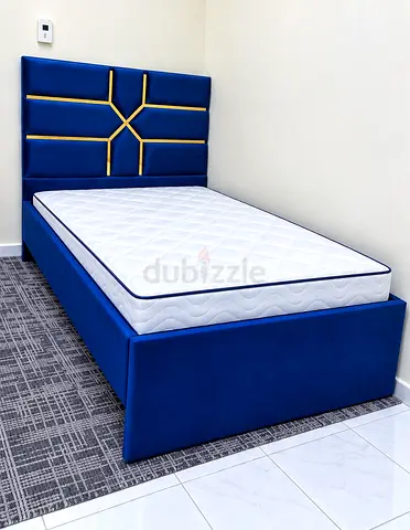 Brand new twin size velvet Bed including mattress available