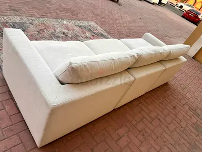 Comfortable The ___ One Three Seater Sofa Beige Like brand new