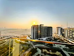 ✨ Studio Apartment | Semi-Furnished | Chiller Free | Partial Burj Khalifa & Lagoon View | Pool & G