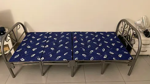 Foldable Single Bed 90x 190 cm