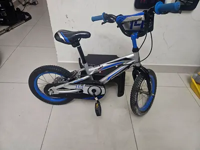 Kids 14-Inch Bicycle with Side/Training Wheels – Good Condition