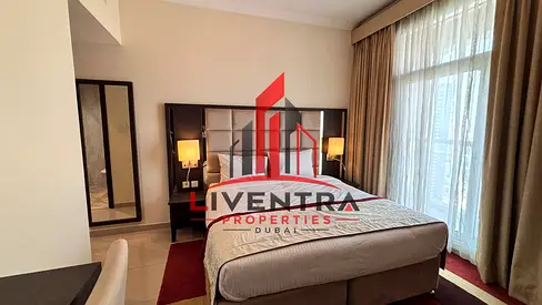Furnished Studio | Balcony | Pool & Gym | Arjan