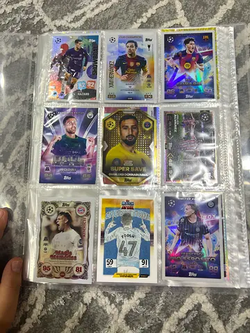 Football card binder 2025-2026 cards