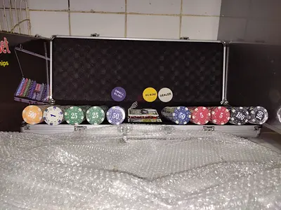 Premium 500 pc Poker Set in Aluminum 🎁 Case