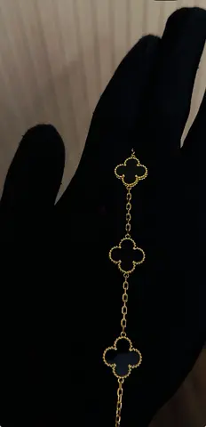 18k gold VCA 5 motif Bracelet