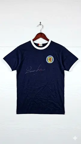 Officially Signed Football Jersey by Legendary Player DENIS LAW – Rare Collectible & Memorabilia